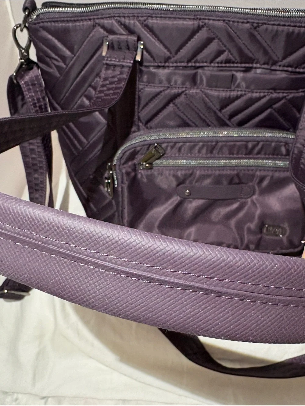 Lug  Catamaran Tote - Plum - Picture 3 of 5